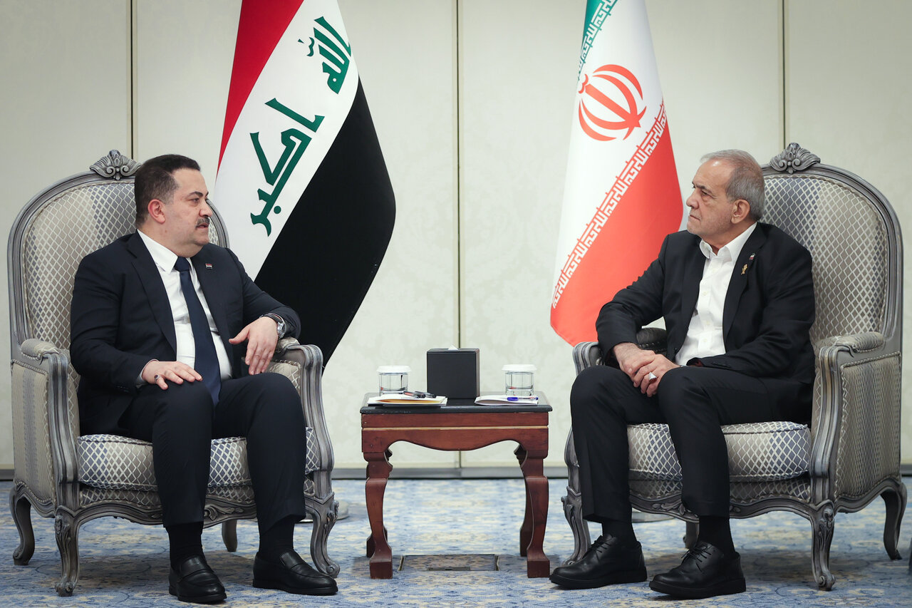 تصویری از دیدار پزشکیان با السودانی در قطر / موضوع گفت و گو با نخست وزیر عراق چه بود؟ 2