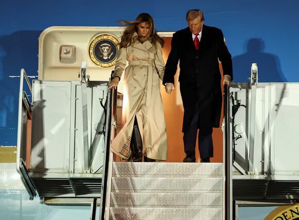 در سایه بحرانهای سیاسی استارمر؛ ترامپ به همراه ملانیا با استقبال سلطنتی وارد لندن شد / عکس