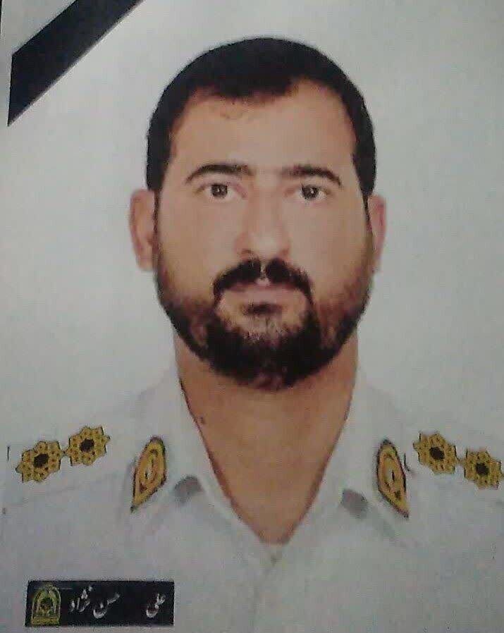 شهادت مأمور پلیس راه در محور کیاسر/ عکس