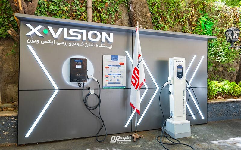 امکان شارژ خودروی برقی در رستورانکافه ارکیده شعبه جاده چالوس