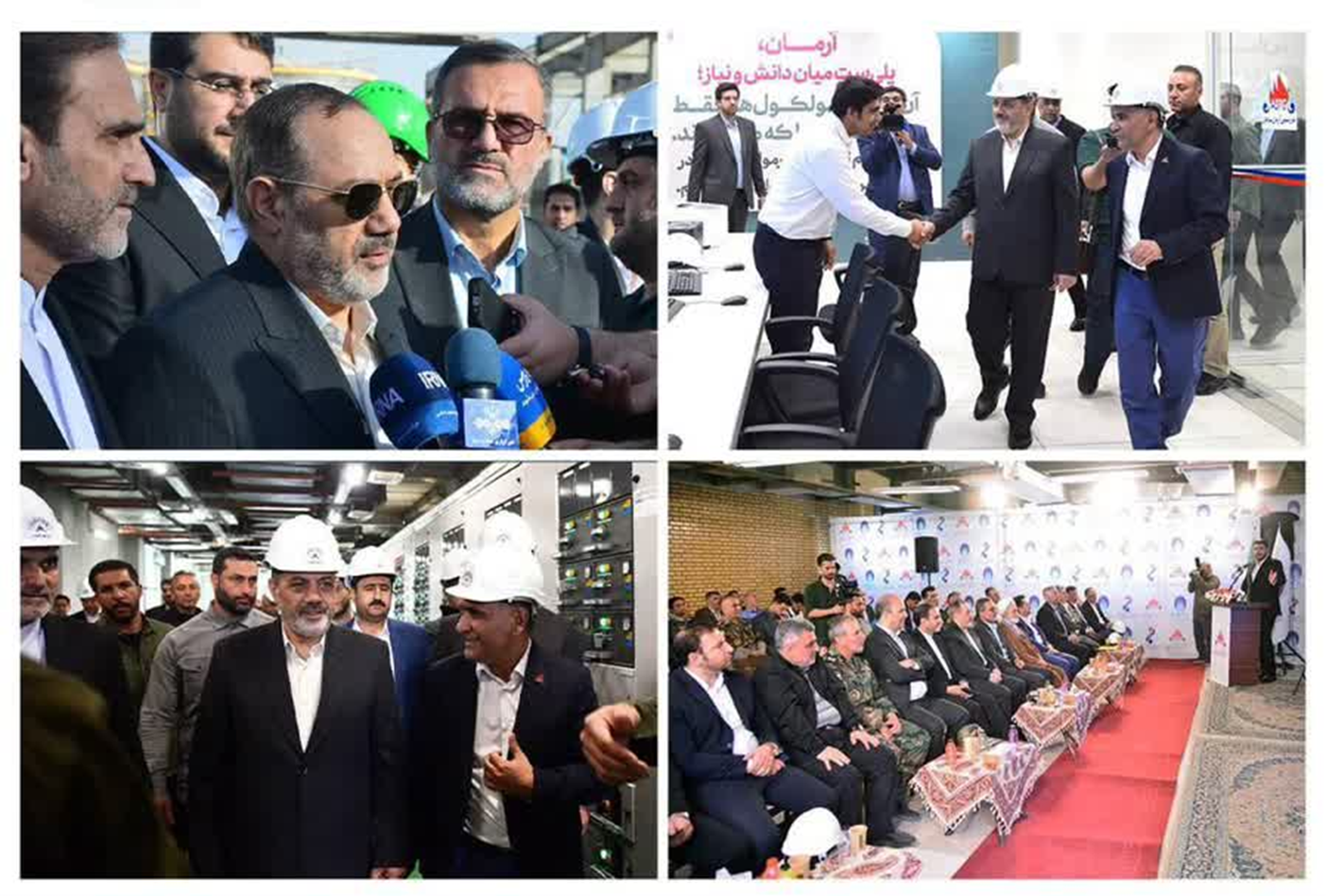 گامی نوین در مسیر توسعه گروه پتروشیمی مارون/ پیش راه اندازی IPA و کلنگ زنی نیروگاه خورشیدی ۱۰۰ مگاواتی با حضور وزیر دفاع