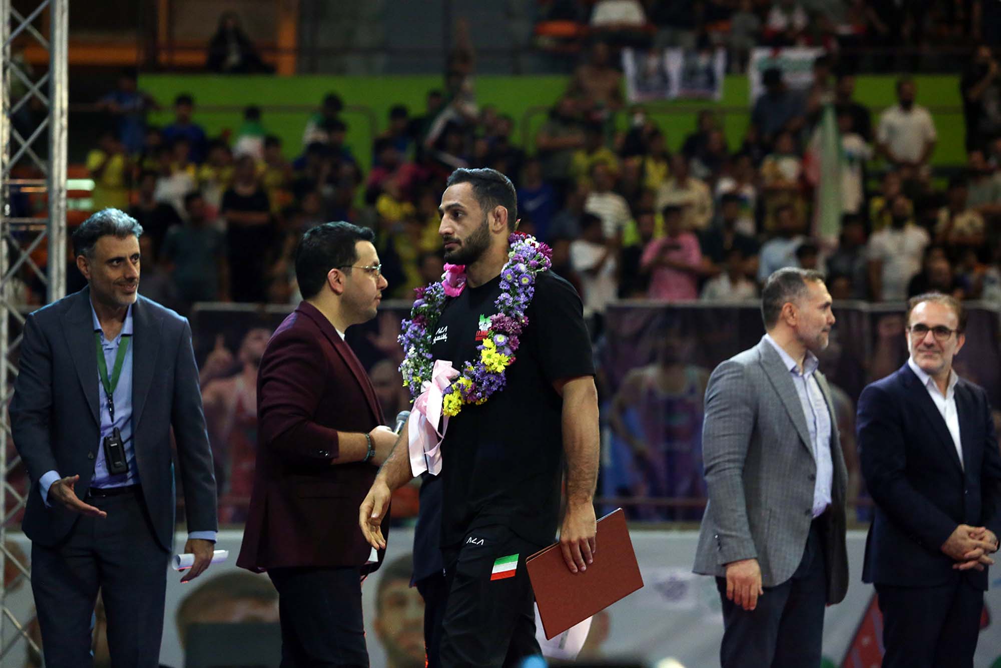 تجلیل از قهرمانان کشتی در رقابت های جهانی کرواسی