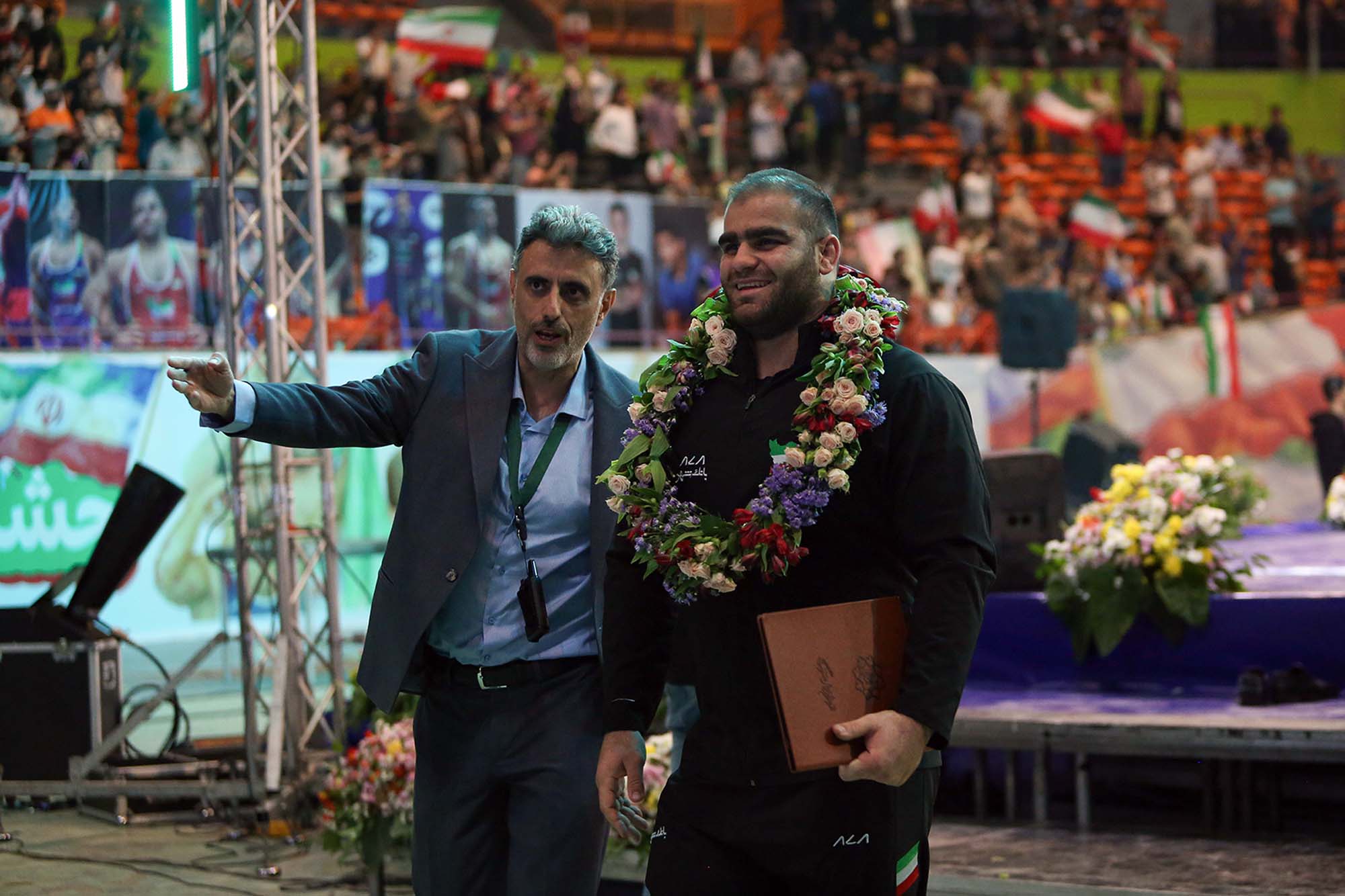 تجلیل از قهرمانان کشتی در رقابت های جهانی کرواسی