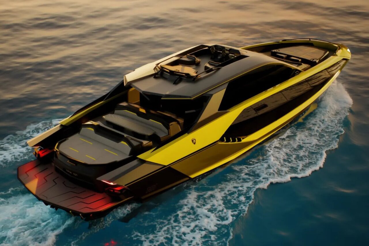 قایق لاکچری لامبورگینی