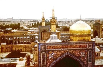 عکس | قابی زیبا و قدیمی از حرم امام رضا (ع) در دوره ناصرالدینشاه عکس | قابی زیبا و قدیمی از حرم امام رضا (ع) در دوره ناصرالدینشاه