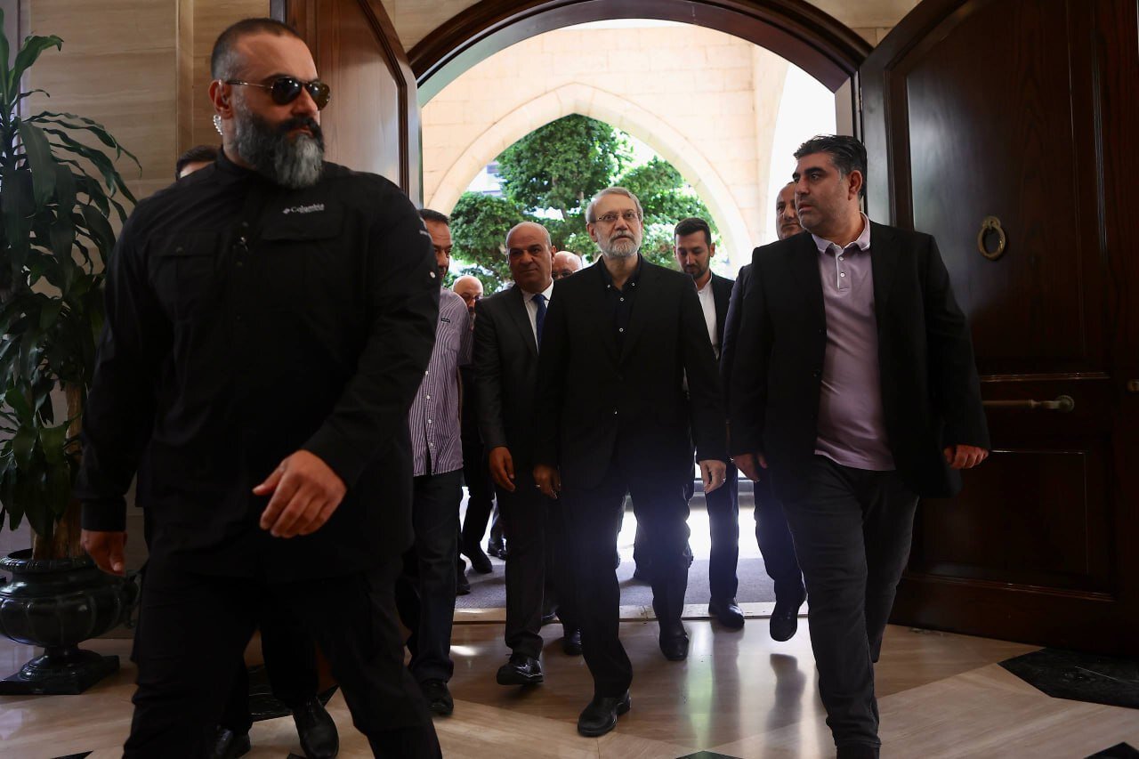 تصاویری از خندههای لاریجانی و نبیه بری در دیدار امروز در بیروت