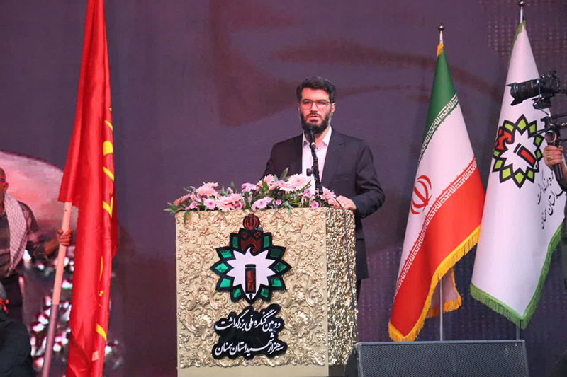 پیمان دوباره با آسمان؛ جایی که سههزار ستاره در سمنان درخشیدند / وارثان آسمان، مسئولان زمیناند؛ مسئولیت ما، ادامه دادن راه شهداست