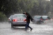 ببینید | بارش باران شدید در انزلی؛ ۴۳ میلیمتر بارش در یک ساعت