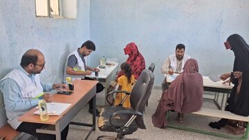 ویزیت رایگان اهالی روستای صعب العبور گوسمند میناب ویزیت رایگان اهالی روستای صعب العبور گوسمند میناب