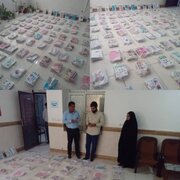 توزیع ۱۱۰ بسته نوشت‌افزار بین دانش‌آموزان کم‌برخوردار توسط قرارگاه جهادی محسنین
