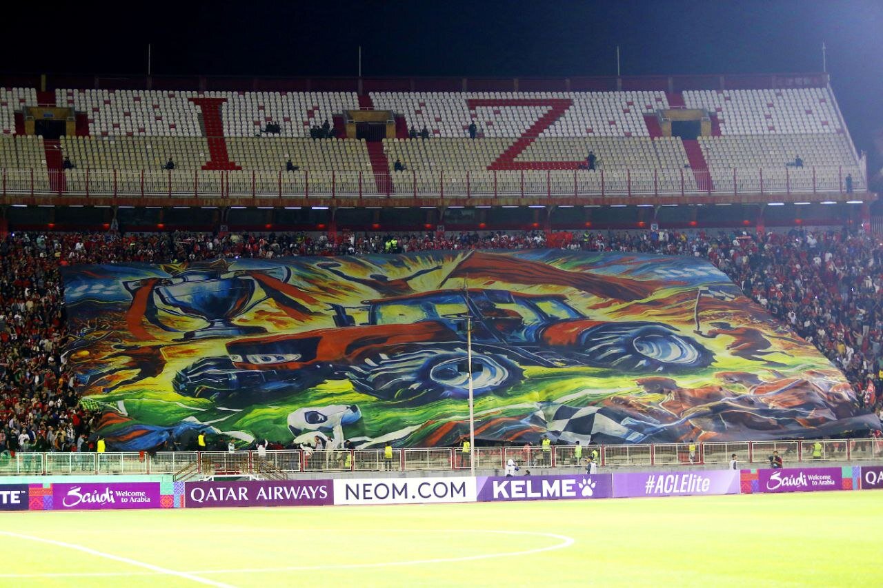 عکس| تیفوسیهای تراکتور به سبک تیمهای اروپایی