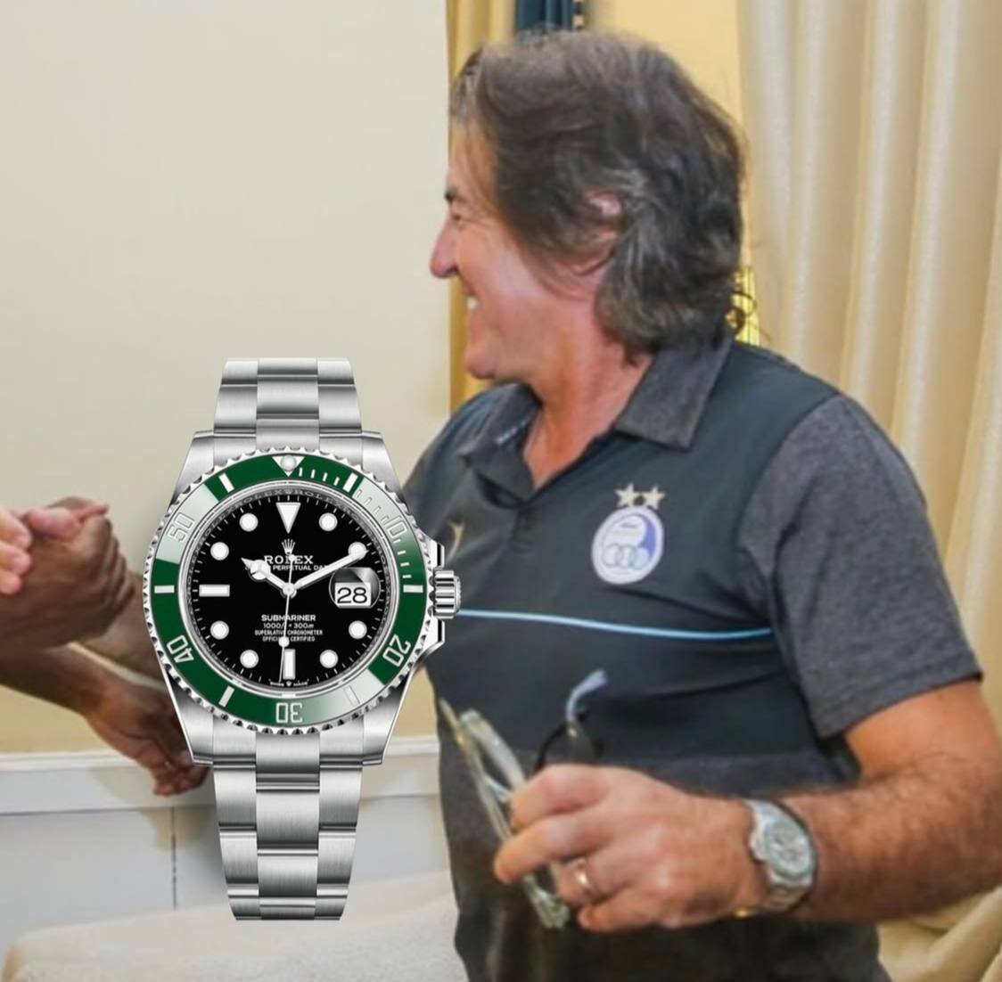 عکس | ساعت لوکس سرمربی استقلال؛ ساعت ساپینتو چند میلیارد تومان است؟