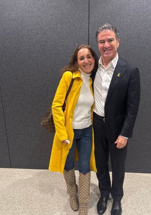 عکس | تصویری از دیدار کاترین شکدم با یوسی کوهن رئیس اسبق موساد