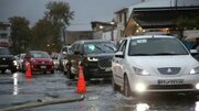 بحران باران در بندر انزلی/ ۱۰۰ واحد مسکونی در آب گرفتگی