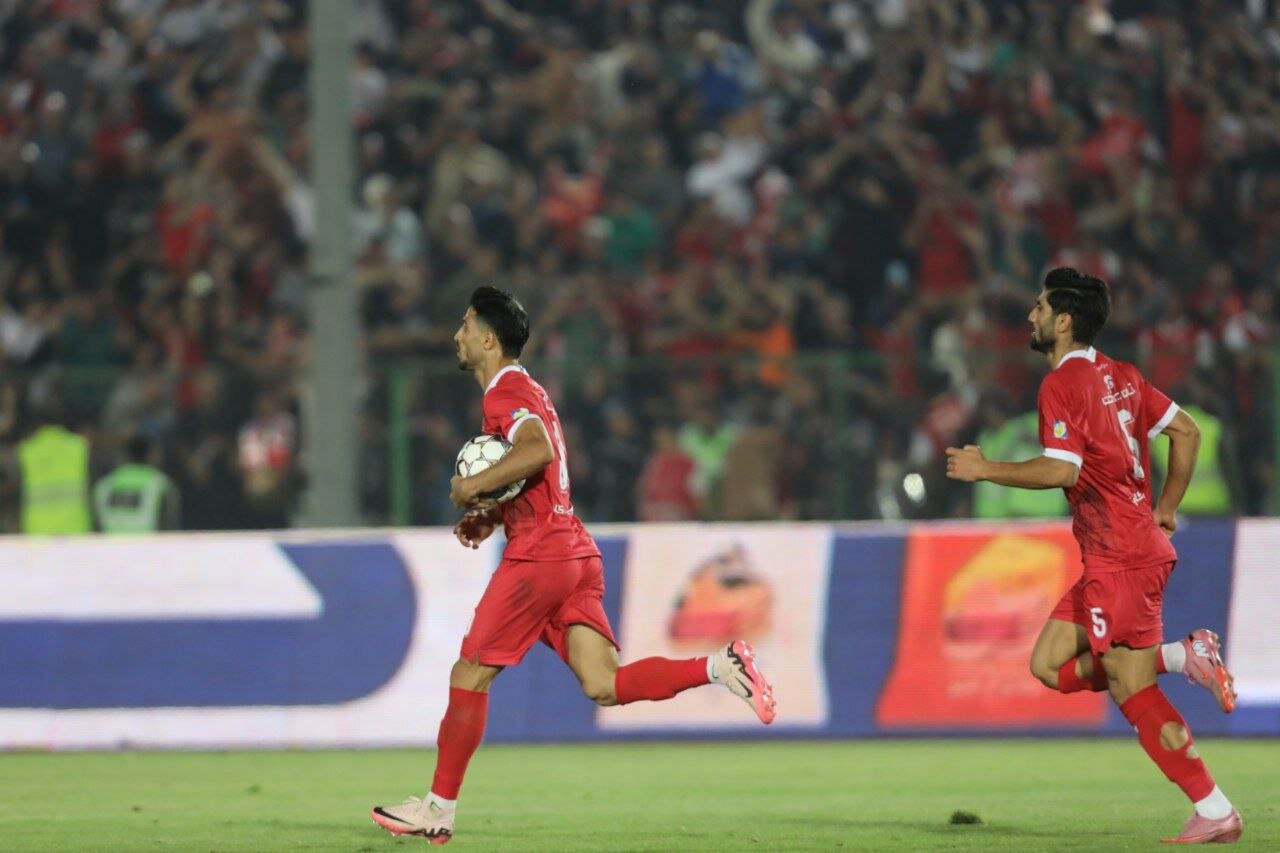 عکس| لحظه فرار پرسپولیس از شکست در تهران