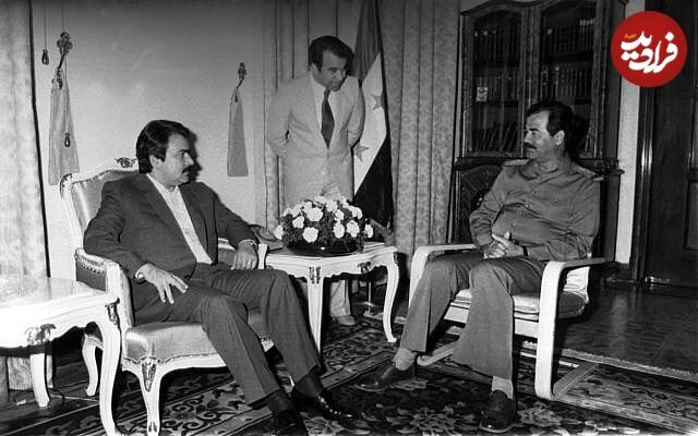 عکس/ دیدار صدام و مسعود رجوی در عراق؛ سال ۱۳۶۵