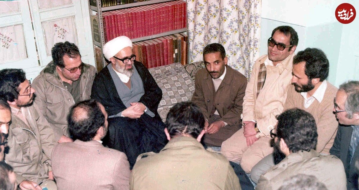 عکس/ دیدار شهید رجایی با آیت‌الله منتظری؛ سال ۱۳۵۹