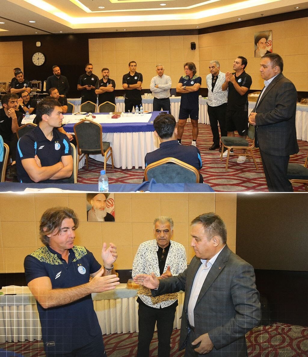 عکس | جلسه خصوصی تاجرنیا با ساپینتو / چادرملو آخرین فرصت مرد پرتغالی؟ 3