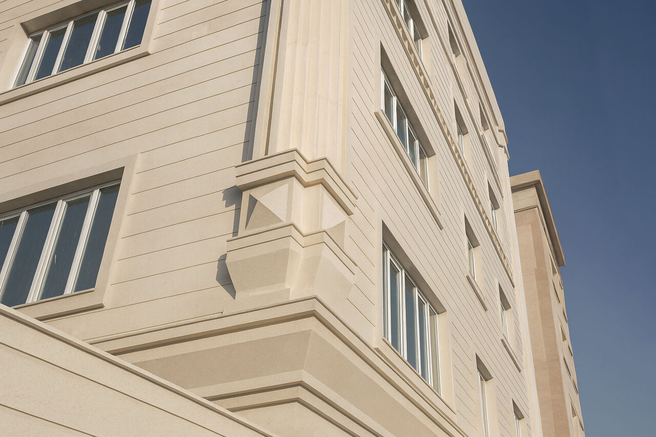 سنگ تراورتن در نماهای مدرن