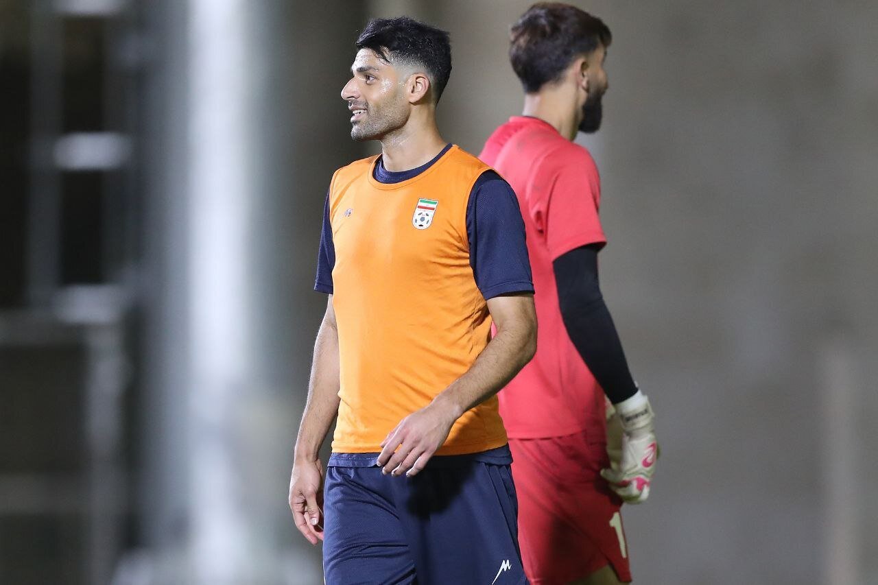 تصاویری از تمرینات تیم ملی فوتبال ایران زیر نظر قلعهنویی