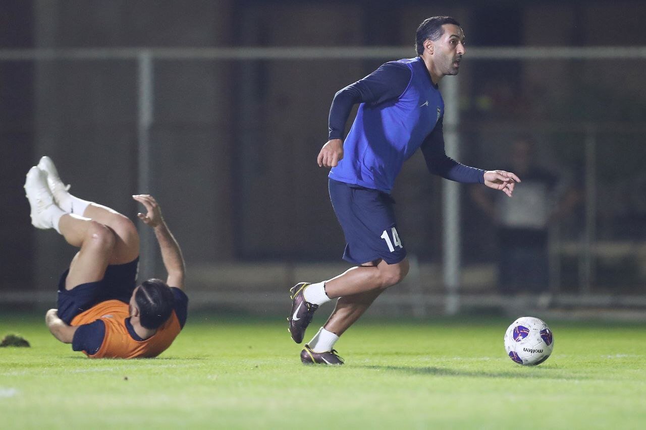 تصاویری از تمرینات تیم ملی فوتبال ایران زیر نظر قلعهنویی