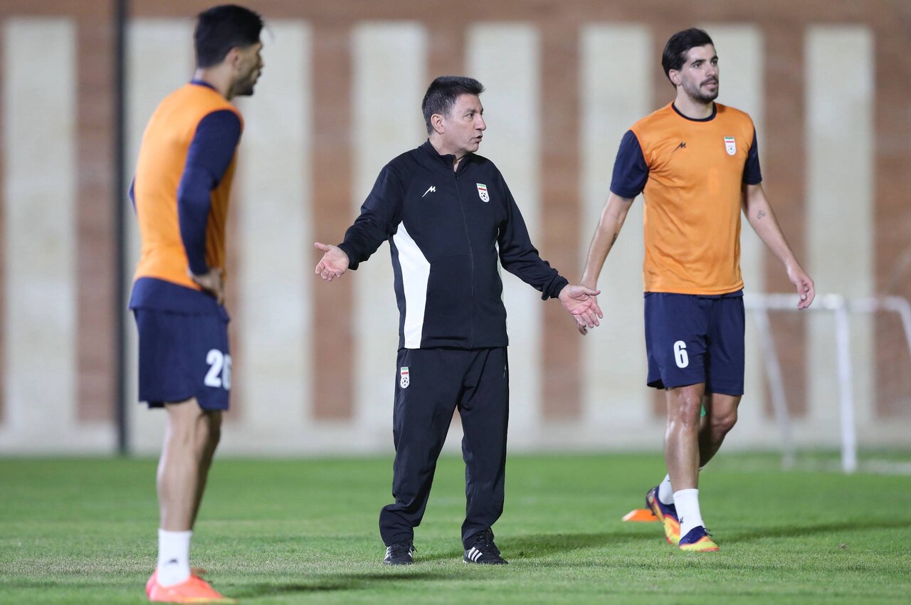 تصاویری از تمرینات تیم ملی فوتبال ایران زیر نظر قلعهنویی