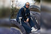عکس | پوشش متفاوت مریم کاویانی در سفر به دبی
