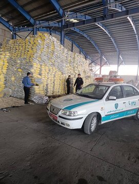 کشف ۵۰۰ تن برنج هندی احتکارشده در بندرعباس