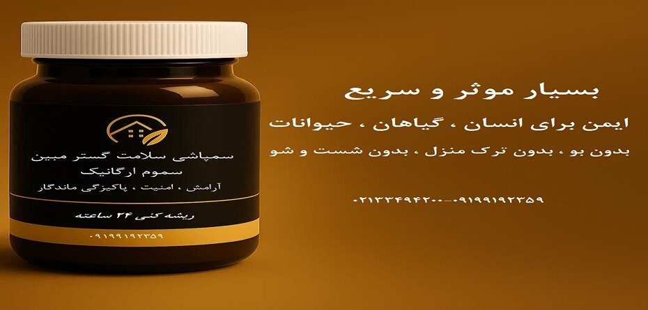 سمپاشی سوسک در تهران؛ پایان تهدید آفات خانگی و فاضلابی