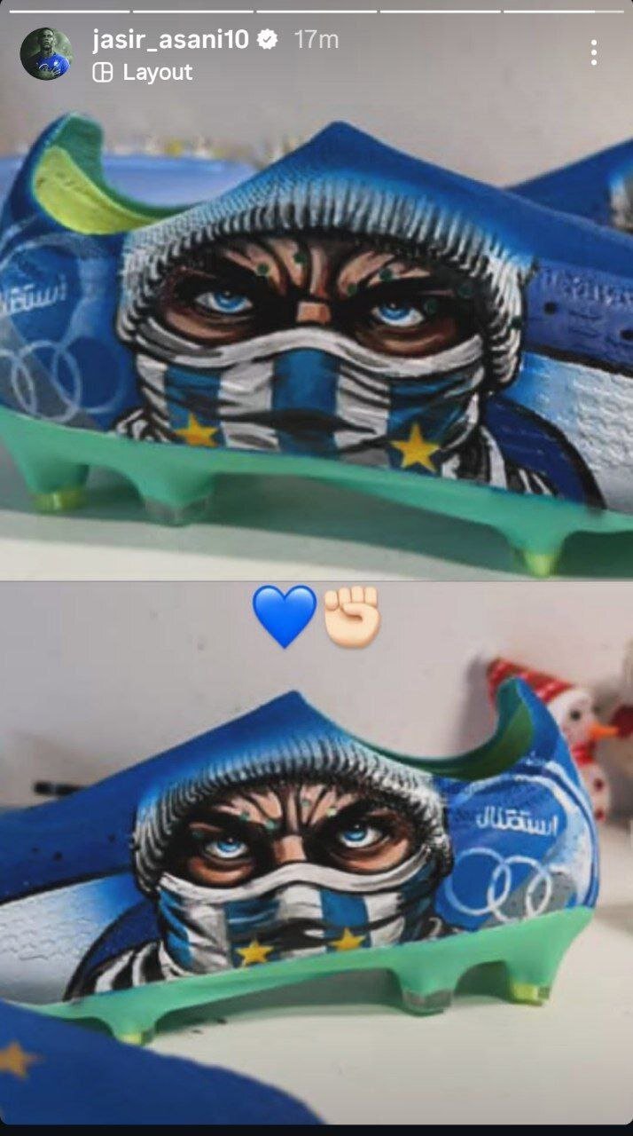 عکس| دلبری یاسر آسانی از استقلالیها با رونمایی از استوکهای ویژهاش