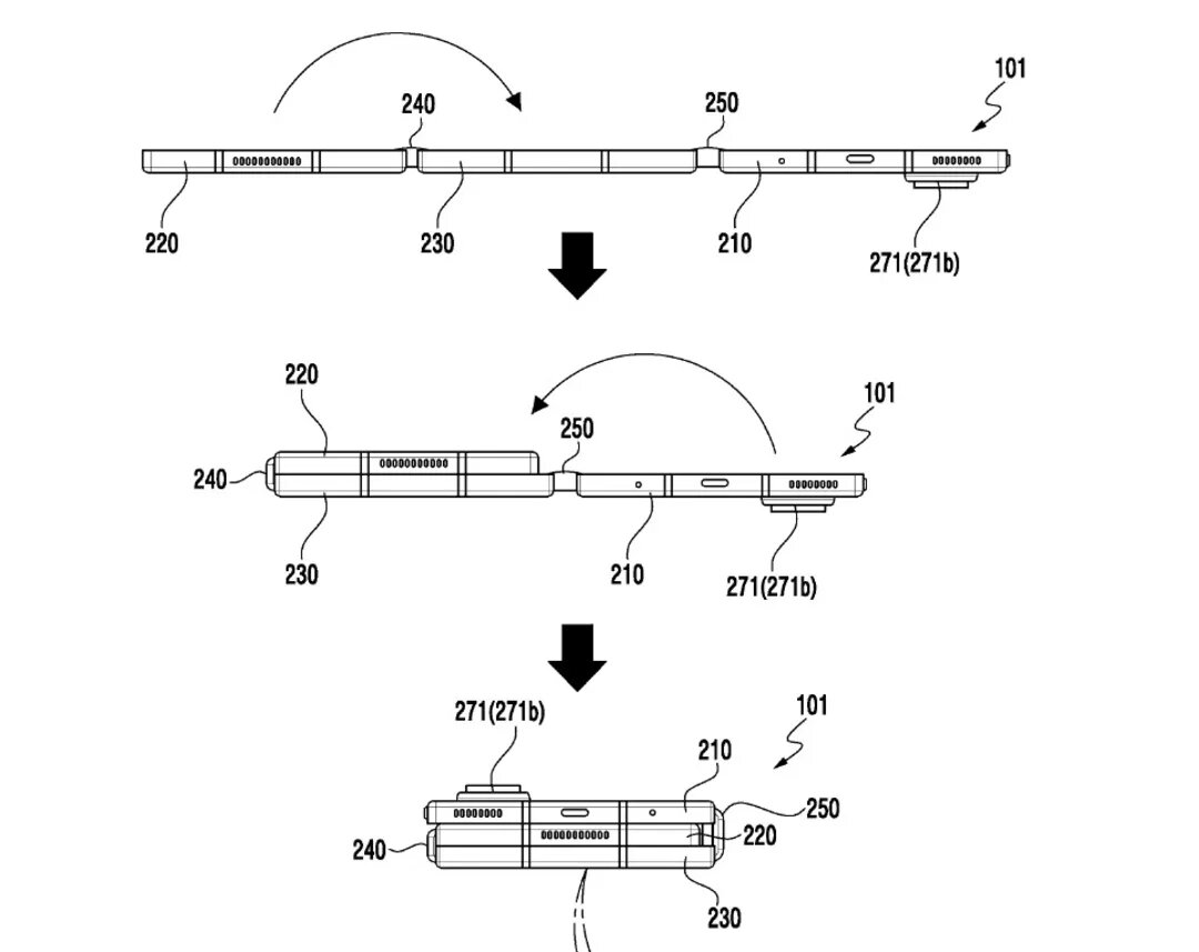 متفاوتترین گوشی هوشمند سامسونگ / یک موبایل با ۳ باتری!