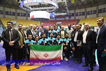 روز پایانی هفتمین دوره مسابقات آسیایی ورزش های زورخانه ای و کشتی پهلوانی در ارومیه