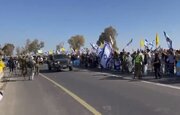 ببینید | ورود اولین گروه از اسرای اسرائیل آزاده‌شده به پایگاه رعیم