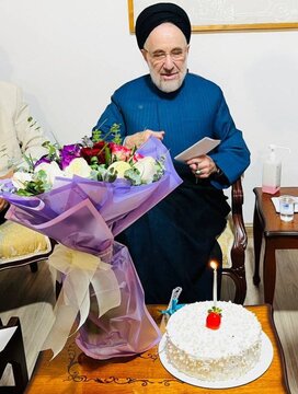 جشن تولد 82 سالگی خاتمی + عکس