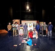 رضا بابک و آزیتا حاجیان به تماشای ««اُطربمو» نشستند