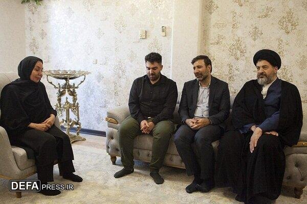 دیدار طحان نظیف با خانواده شهید حسن شجاعی / روایت سخنگوی شورای نگهبان از حمله اسرائیل به زندان اوین + تصویر 2