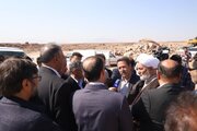 بازدید از عملیات اجرایی باند فرودگاه بین المللی استان قم