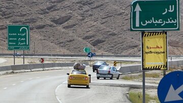 پیشرفت پروژه راه ترانزیتی بندرعباس – کهورستان – لار؛ فاز اول ۸۵ درصد تکمیل شد