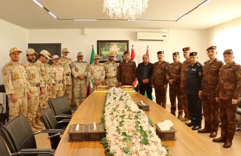 نشست مرزی فرماندهان مرزبانی استان کردستان جمهوری اسلامی ایرانی و منطقه یکم جمهوری عراق