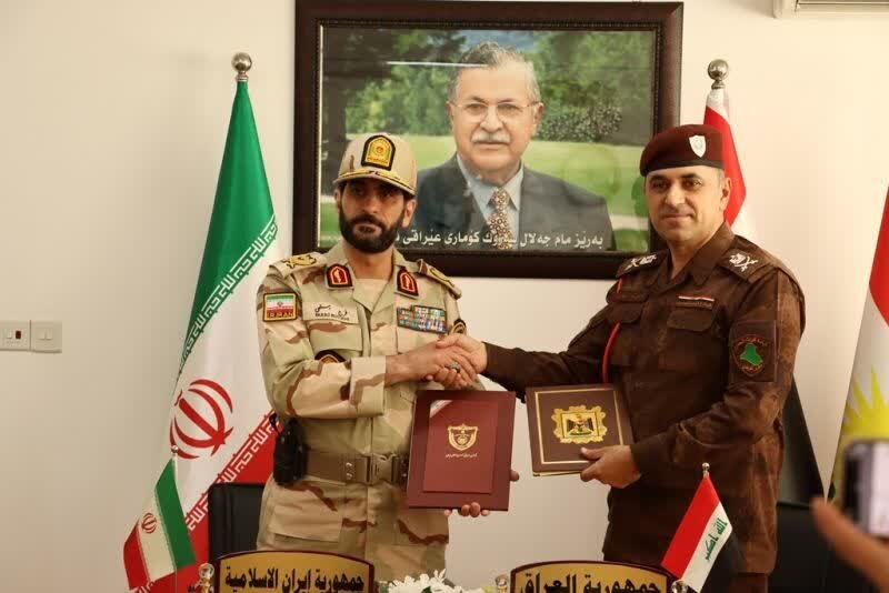 نشست مرزی فرماندهان مرزبانی استان کردستان جمهوری اسلامی ایرانی و منطقه یکم جمهوری عراق