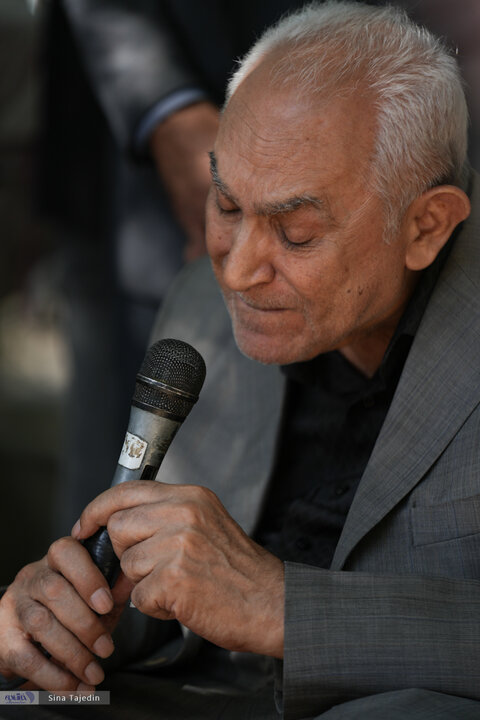 مراسم خاکسپاری سعید مظفری