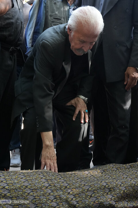 مراسم خاکسپاری سعید مظفری