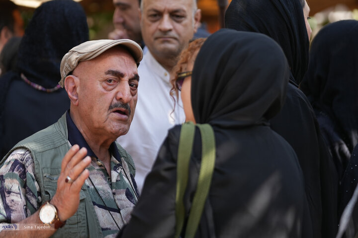 مراسم خاکسپاری سعید مظفری