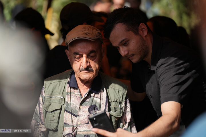 مراسم خاکسپاری سعید مظفری