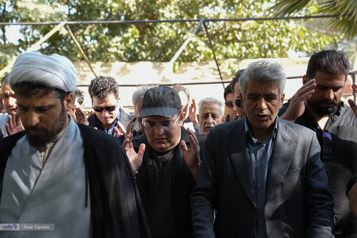 مراسم خاکسپاری سعید مظفری