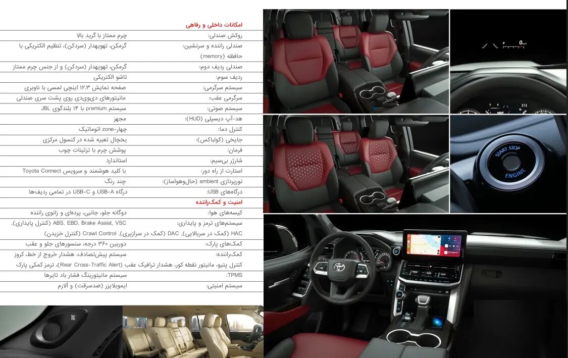 پس از سال‌ها، تویوتا لندکروزر ۳۰۰ با این مشخصات به ایران می‌آید