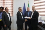 تودیع و معارفه رییس اداره صمت شهرستان بهارستان