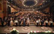 تکریم کم نظیر خانواده‌های معظم شهدای جنگ تحمیلی ۱۲ روزه فراجا در جزیره کیش
