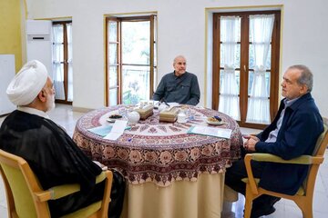 عکسی خاص از نشست مشترک سران قوا