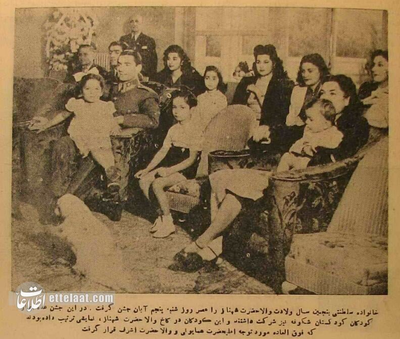 عکس‌های منتشرنشده از زندگی خانواده شاه در کاخ سعدآباد؛ ۱۳۲۴